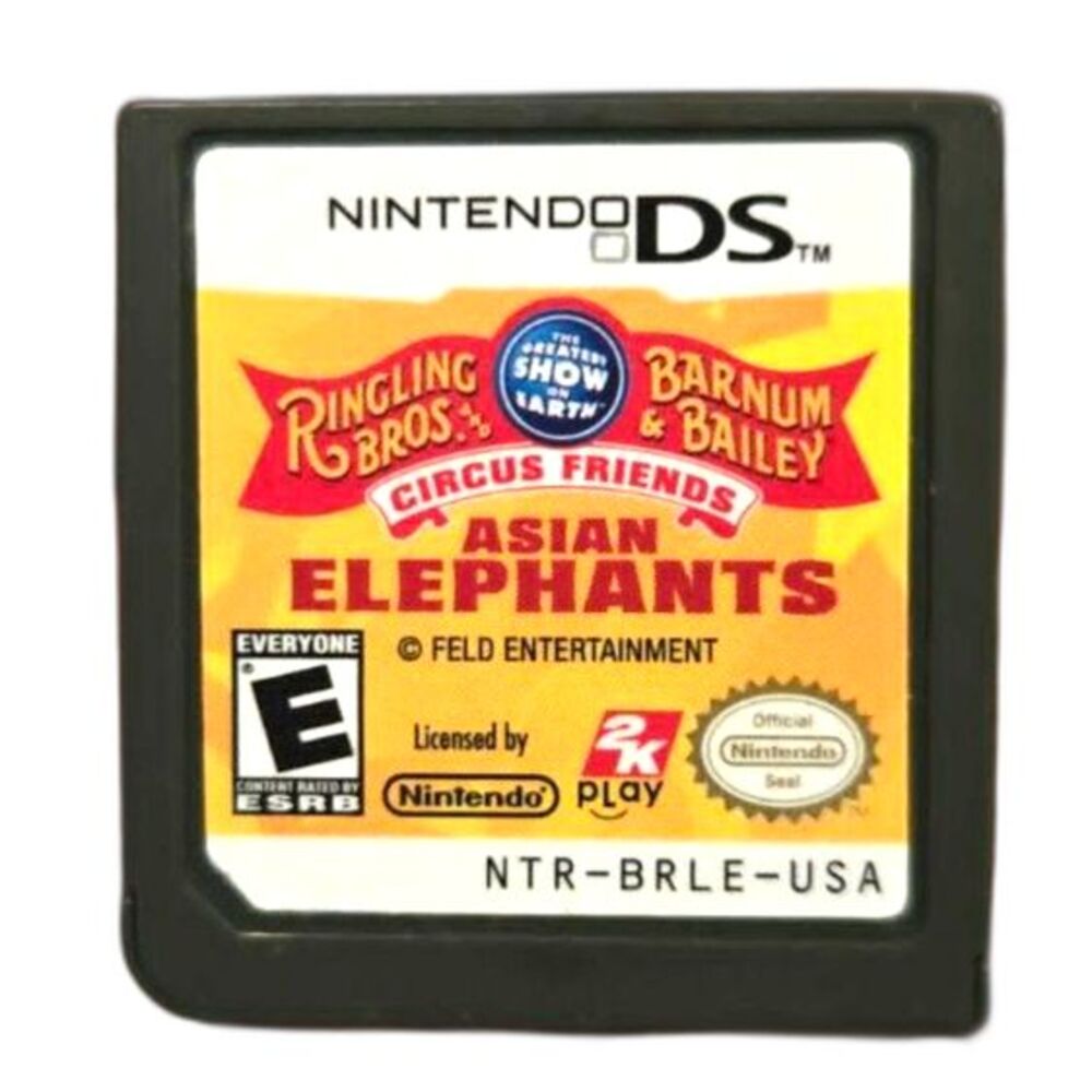 Ringling Bros.Barnum & Bailey Circus Friends: Asian Elephants Nintendo DS Tested